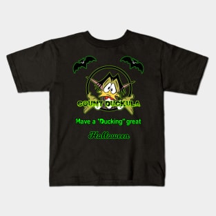 Count Duckula Halloween Kids T-Shirt